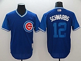 Cubs 12 Kyle Schwarber Schwarbs Majestic Royal 2018 Players Weekend Jersey,baseball caps,new era cap wholesale,wholesale hats